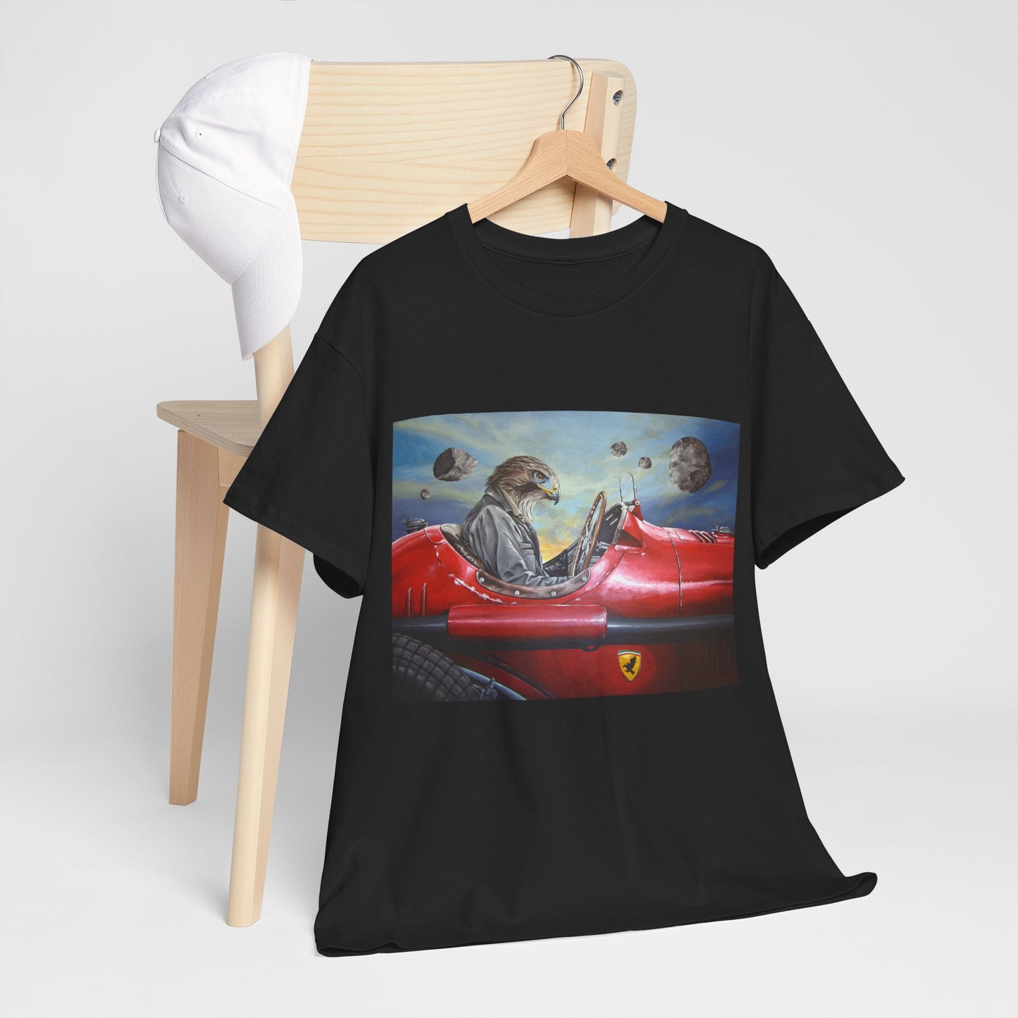 Cool Otter Driving T-Shirt | Unisex Heavy Cotton Tee