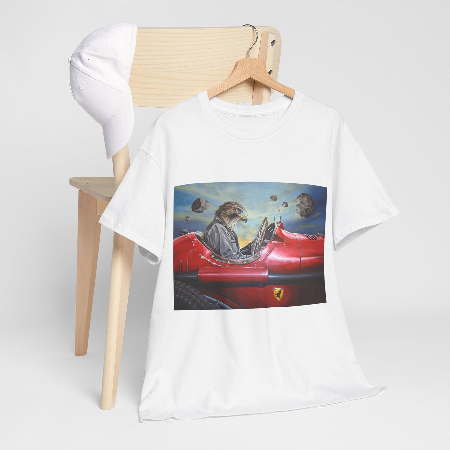 Cool Otter Driving T-Shirt | Unisex Heavy Cotton Tee