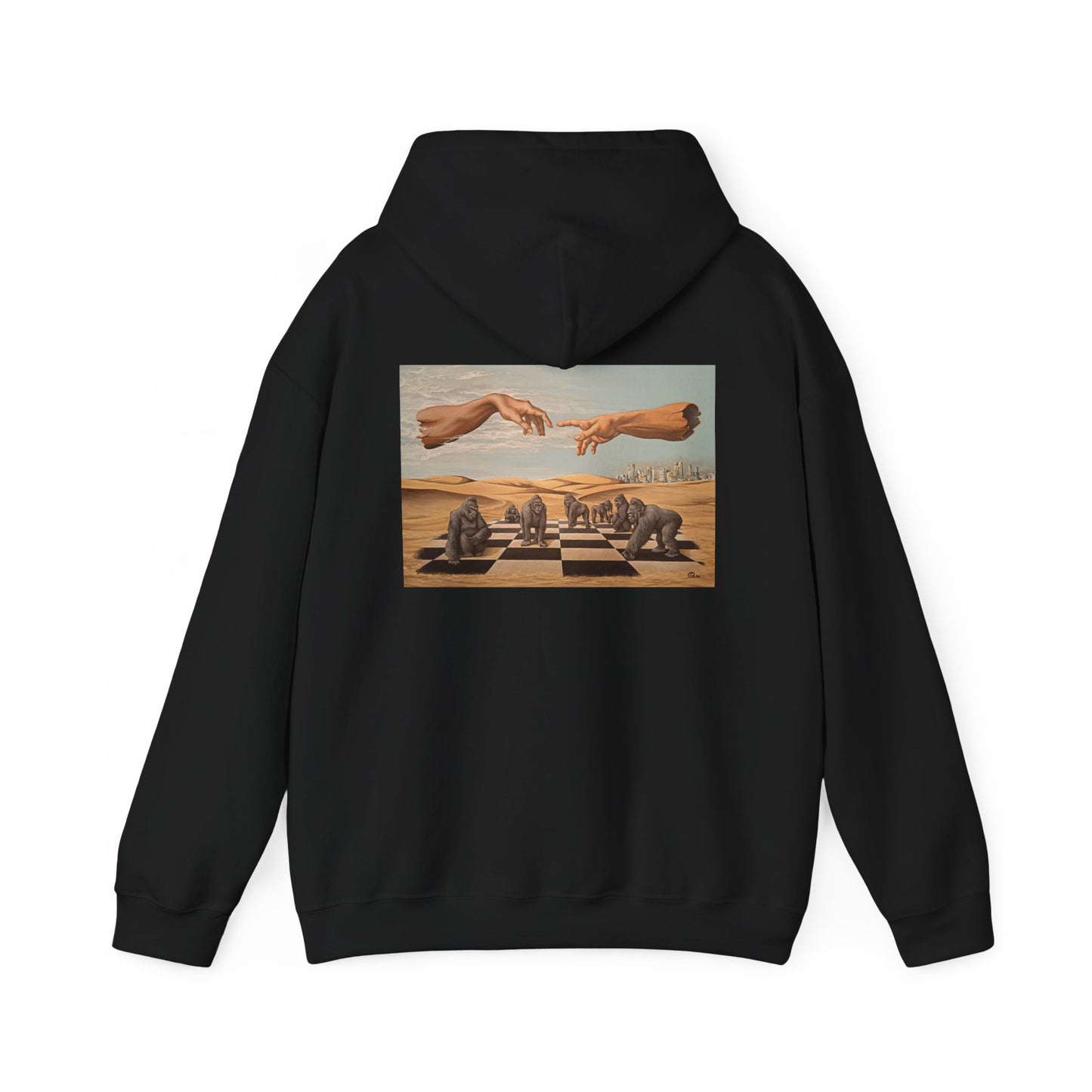 Oltre Confine – Surrealist Art Hoodie