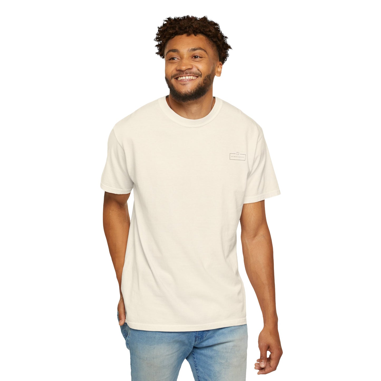 Unisex Surrealist-Inspired Garment-Dyed T-Shirt