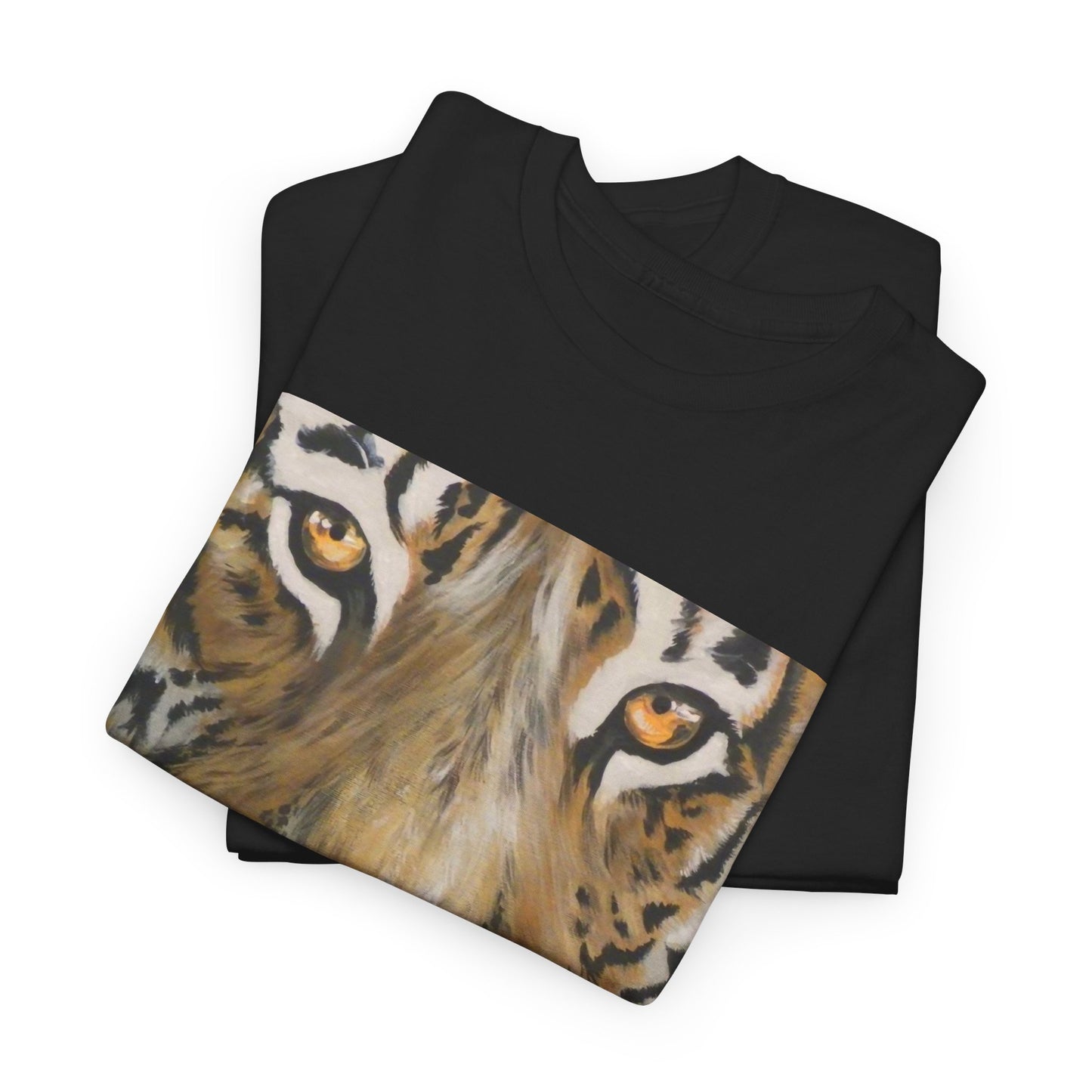 Fierce Tiger Unisex Heavy Cotton Tee - Wildlife Shirt