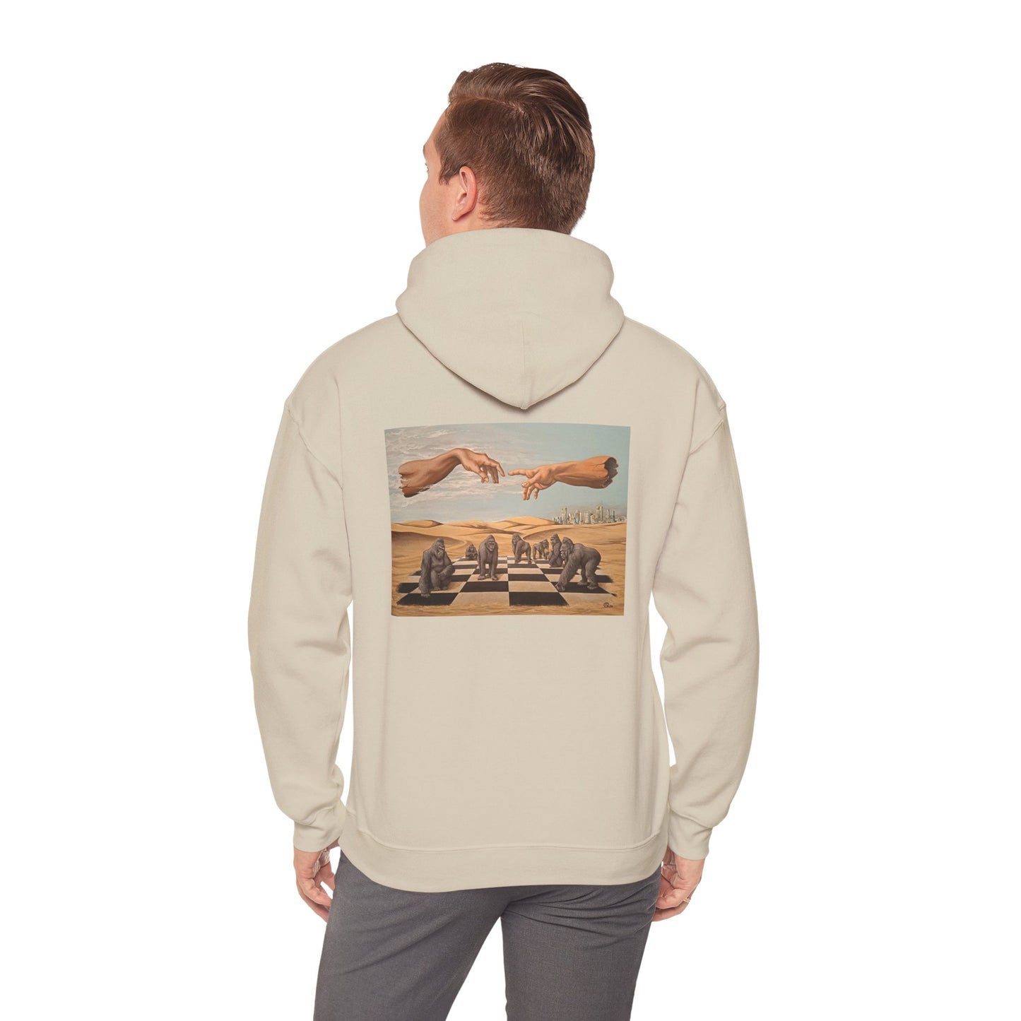 Oltre Confine – Surrealist Art Hoodie