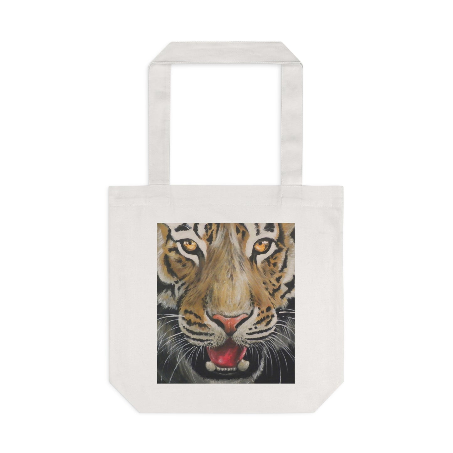 Golden Tiger Cotton Tote Bag