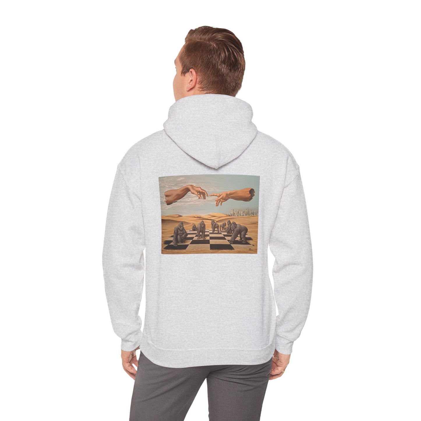Oltre Confine – Surrealist Art Hoodie