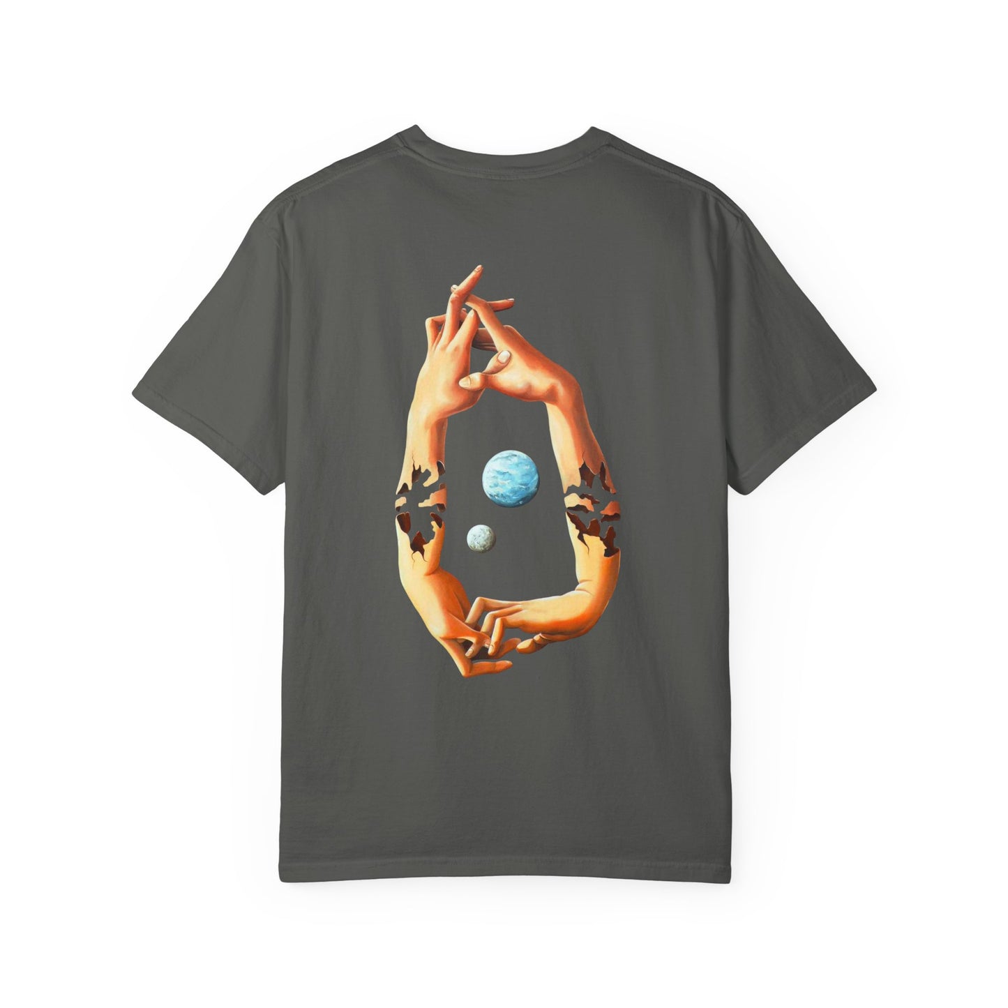Unisex Surrealist-Inspired Garment-Dyed T-Shirt