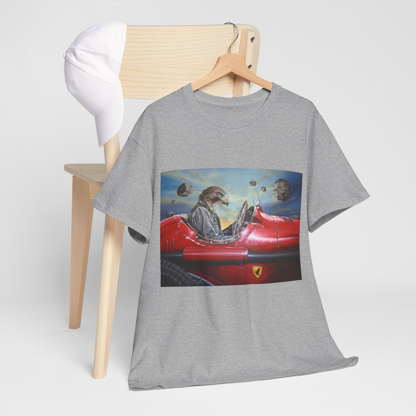 Cool Otter Driving T-Shirt | Unisex Heavy Cotton Tee