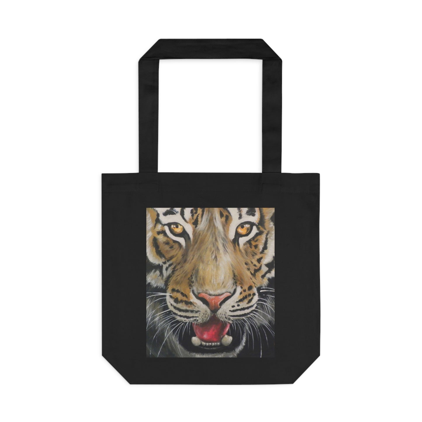 Golden Tiger Cotton Tote Bag