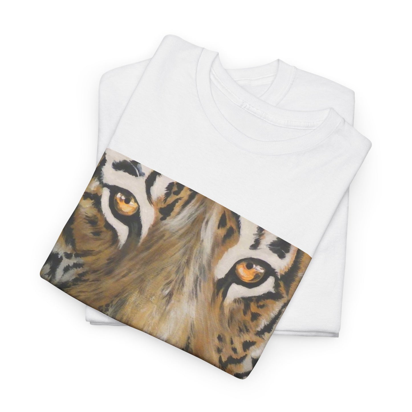 Fierce Tiger Unisex Heavy Cotton Tee - Wildlife Shirt