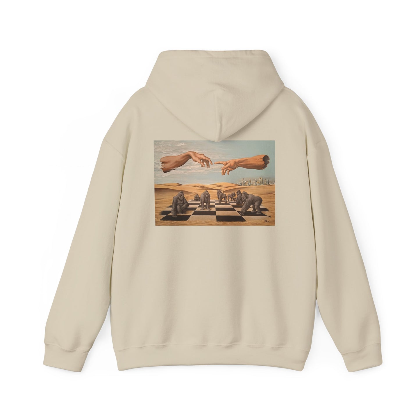 Oltre Confine – Surrealist Art Hoodie