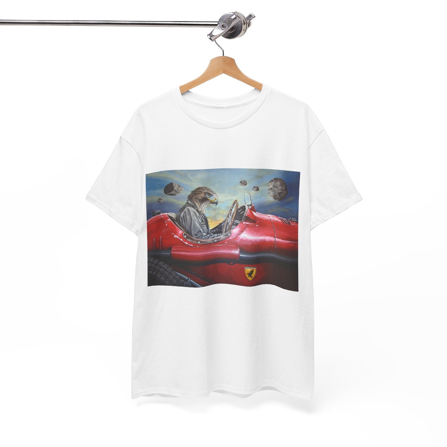 Cool Otter Driving T-Shirt | Unisex Heavy Cotton Tee