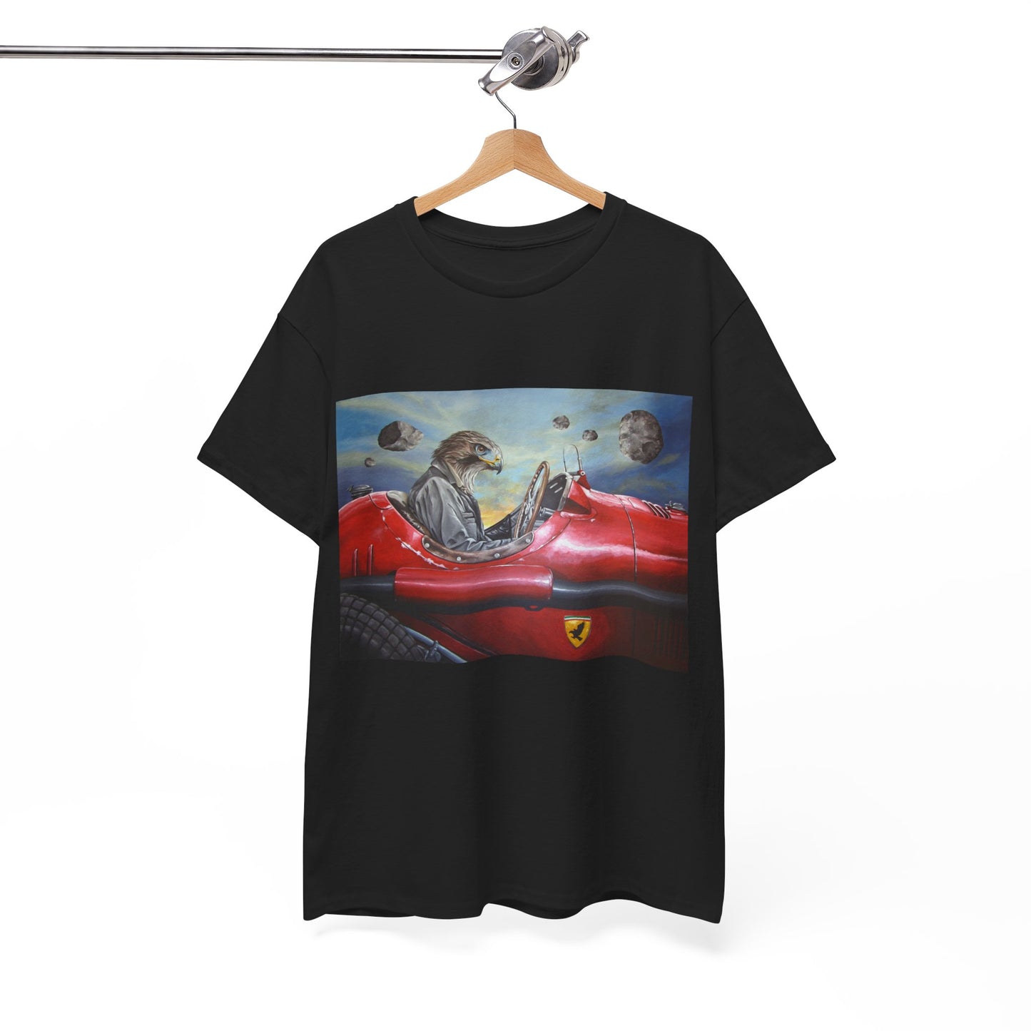 Cool Otter Driving T-Shirt | Unisex Heavy Cotton Tee