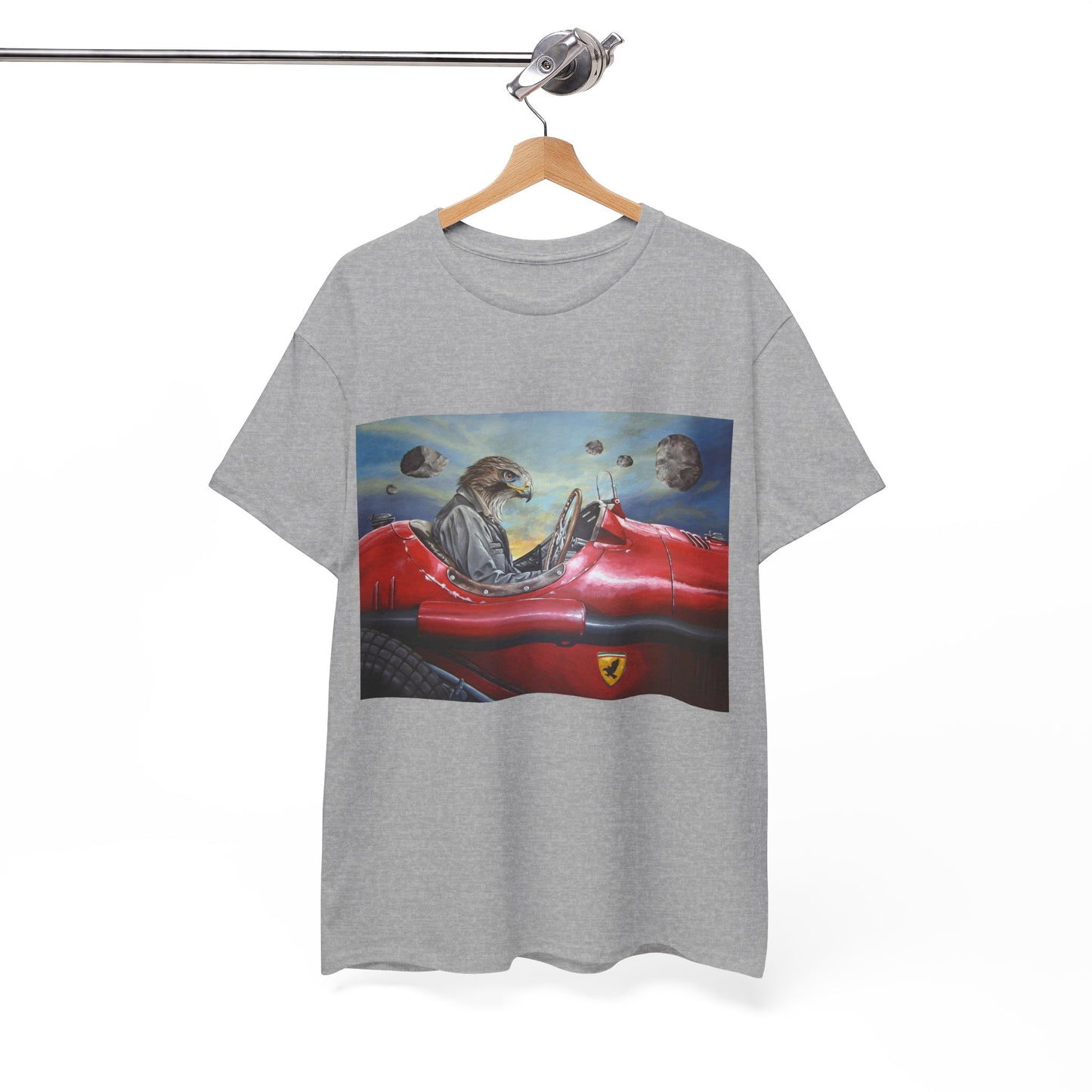 Cool Otter Driving T-Shirt | Unisex Heavy Cotton Tee