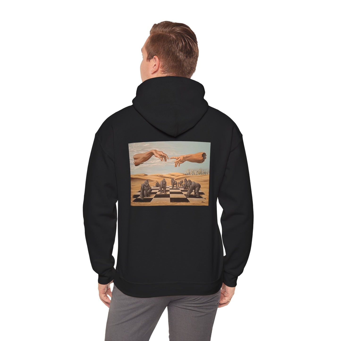 Oltre Confine – Surrealist Art Hoodie