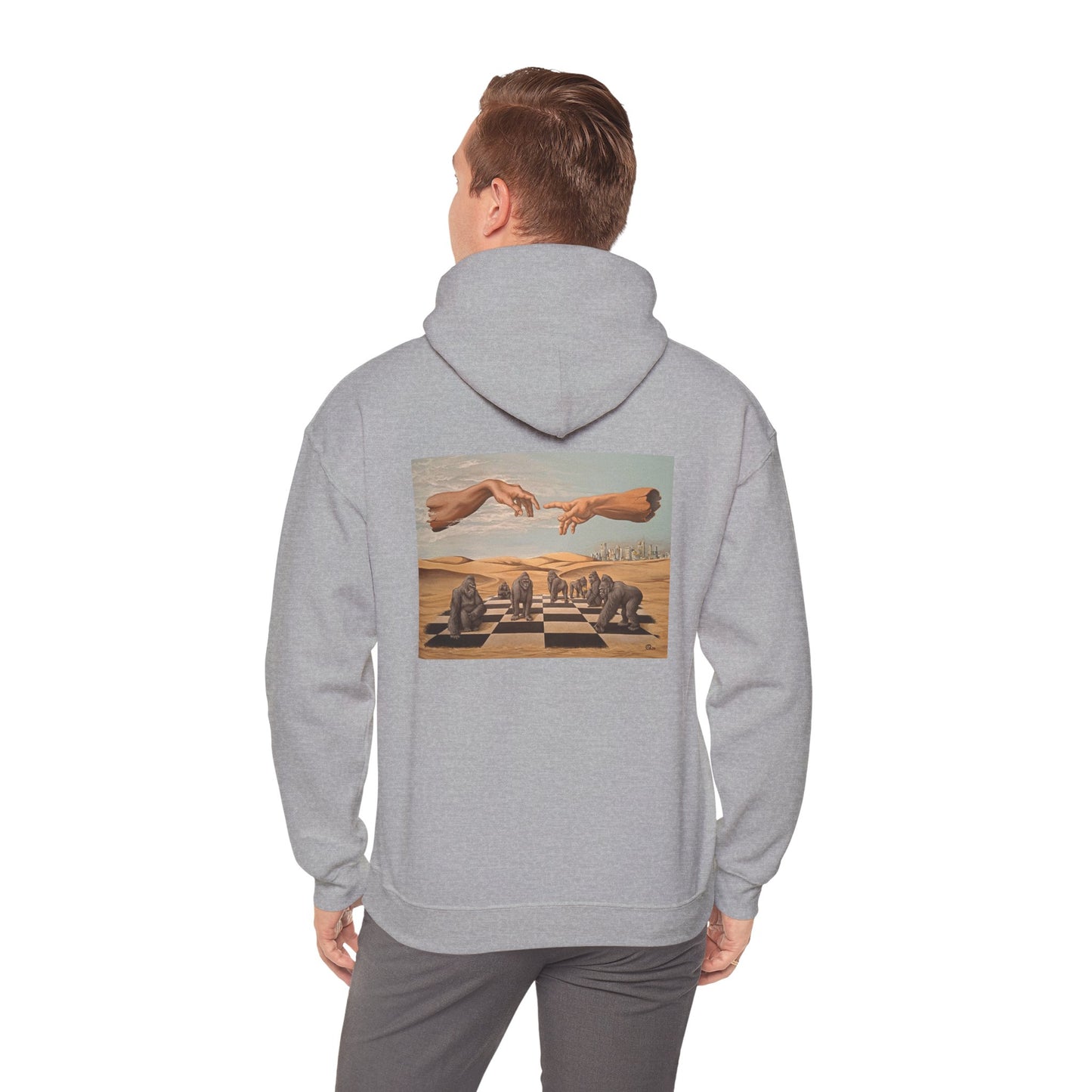 Oltre Confine – Surrealist Art Hoodie
