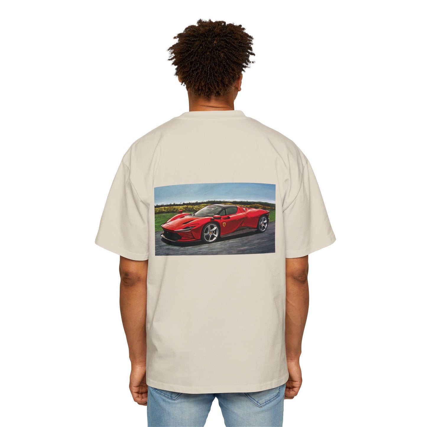 Men's Heavy Oversized Tee – Painted Speed