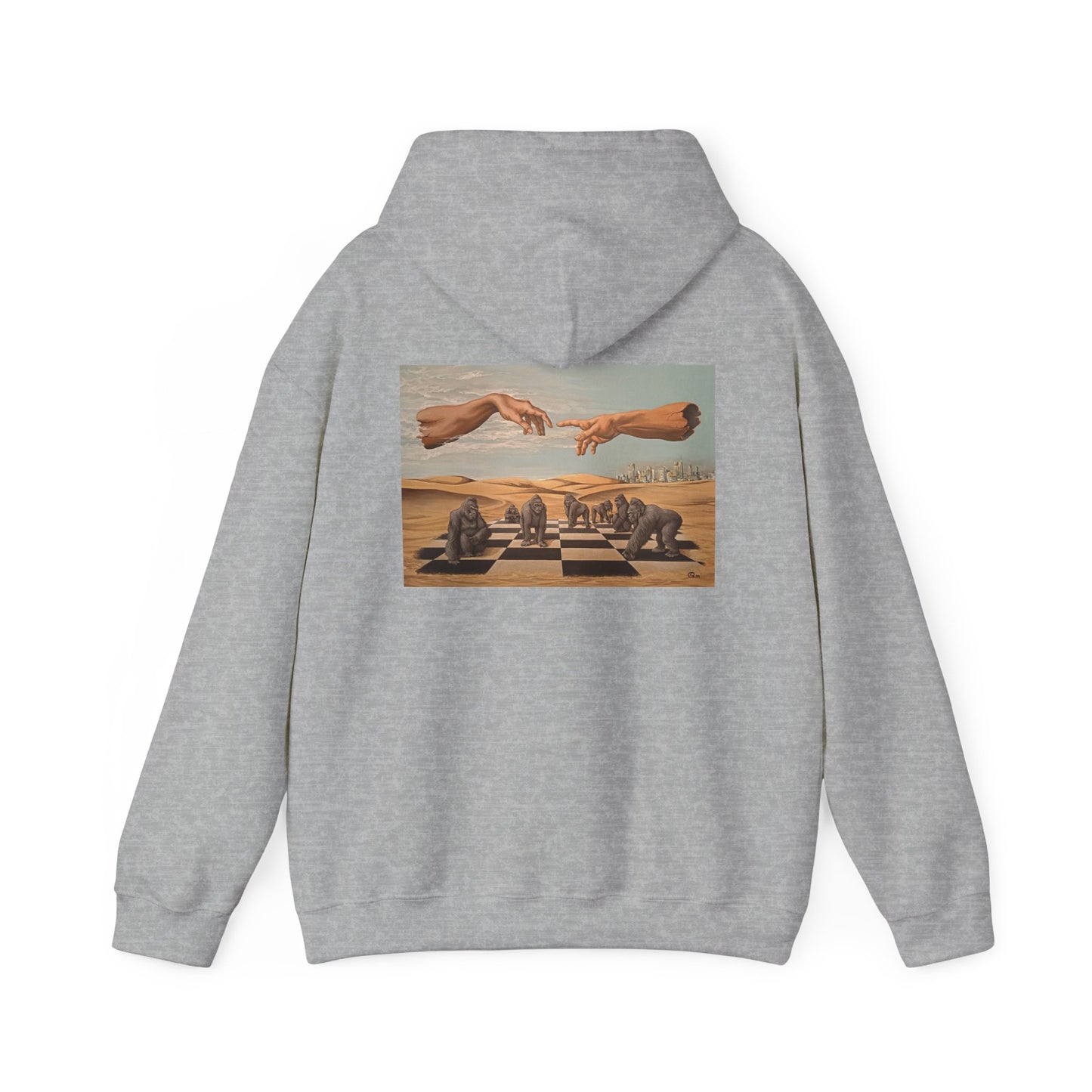 Oltre Confine – Surrealist Art Hoodie