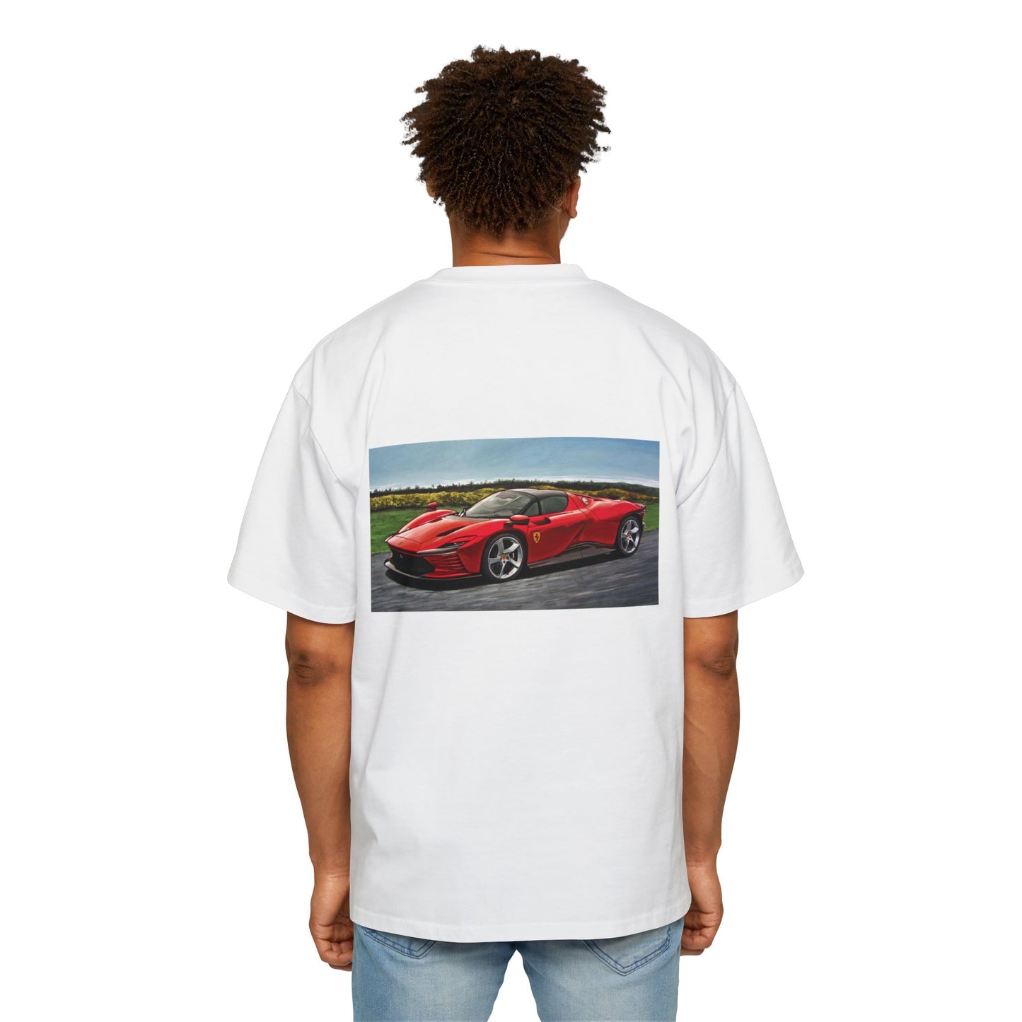 Men's Heavy Oversized Tee – Painted Speed